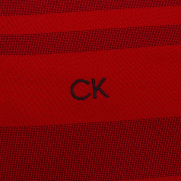 CALVIN KLEIN MARINA GOLF POLO SHIRT – RED - Image 4