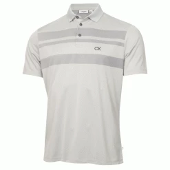 CALVIN KLEIN MARINA GOLF POLO SHIRT – PLATINUM
