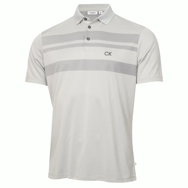 CALVIN KLEIN MARINA GOLF POLO SHIRT – PLATINUM