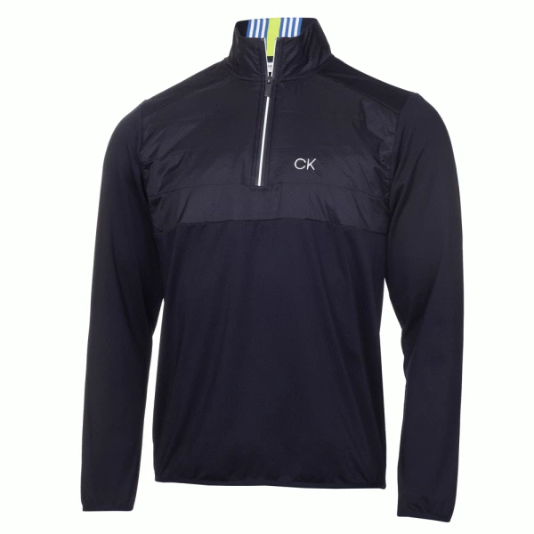 CALVIN KLEIN FOREST LAKE 1/2 ZIP GOLF PULLOVER – NAVY