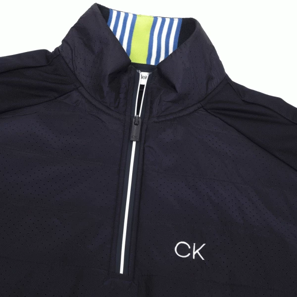 CALVIN KLEIN FOREST LAKE 1/2 ZIP GOLF PULLOVER – NAVY - Image 3