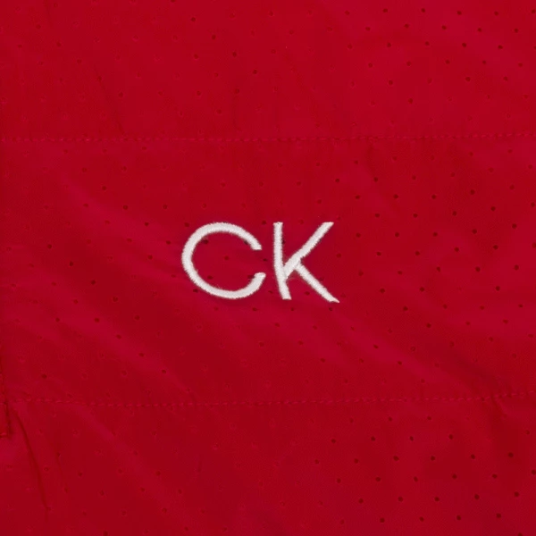 CALVIN KLEIN FOREST LAKE 1/2 ZIP GOLF PULLOVER – RED - Image 4