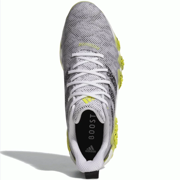 ADIDAS CODECHAOS 22 GOLF SHOES – WHITE / YELLOW - Image 5
