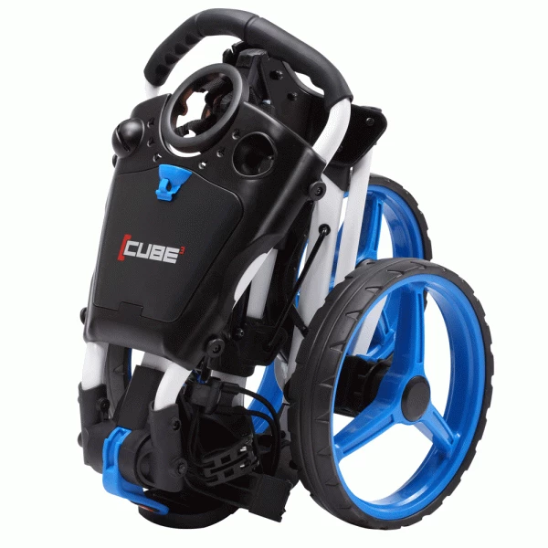 SKYMAX CUBE GOLF PUSH TROLLEY – WHITE / BLUE +FREE GIFTS - Image 2