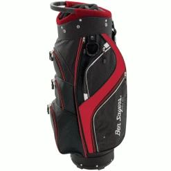 BEN SAYERS DLX 14 WAY GOLF CART BAG – BLACK / RED