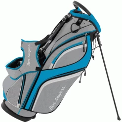 BEN SAYERS DLX 14 WAY GOLF STAND CARRY BAG – GREY / TURQUOISE
