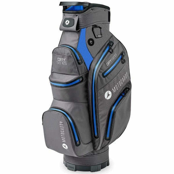 MOTOCADDY DRY SERIES CART BAG – CHARCOAL / BLUE