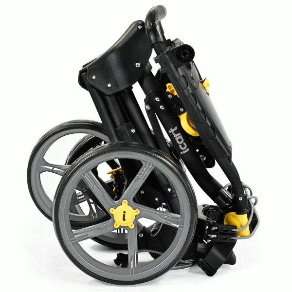 MASTERS ICART EVO 3 WHEEL GOLF TROLLEY – BLACK - Image 3