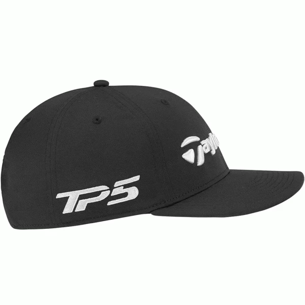 TAYLORMADE TOUR FLAT BILL GOLF CAP – BLACK - Image 2
