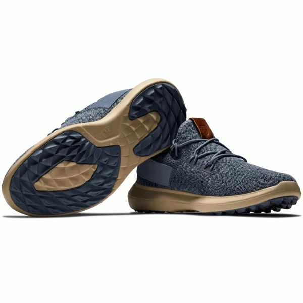 FOOTJOY FLEX COASTAL 56132 GOLF SHOES – BLUE / SLATE - Image 4