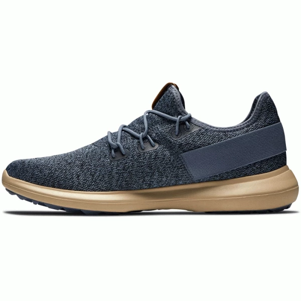 FOOTJOY FLEX COASTAL 56132 GOLF SHOES – BLUE / SLATE - Image 2