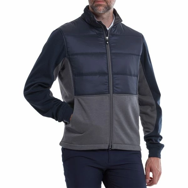 FOOTJOY HYBRID INSULATED PADDED JACKET – NAVY / CHARCOAL - Image 4