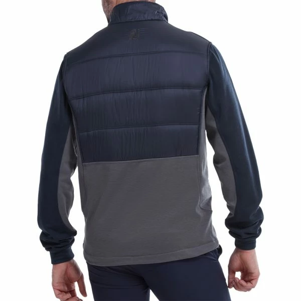 FOOTJOY HYBRID INSULATED PADDED JACKET – NAVY / CHARCOAL - Image 3