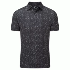 FOOTJOY DIGITAL CAMO FJ PRINT GOLF POLO SHIRT – BLACK