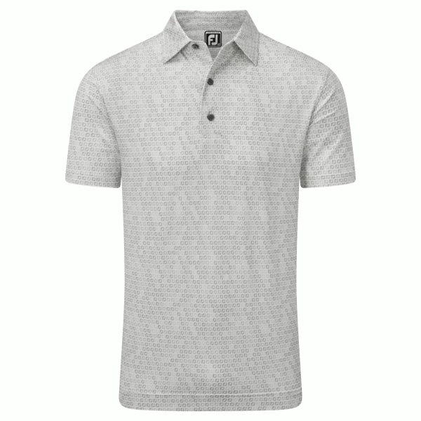 FOOTJOY DIGITAL CAMO FJ PRINT GOLF POLO SHIRT – WHITE