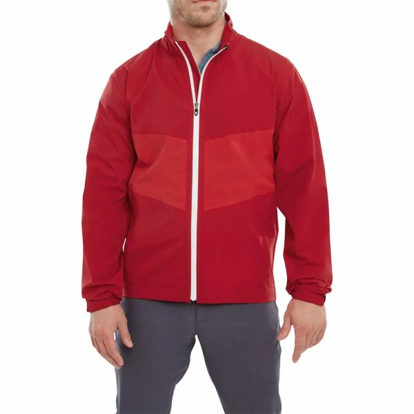 FOOTJOY HYDROLITE WATERPROOF GOLF RAIN JACKET – RED TONAL - Image 3
