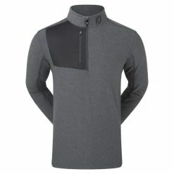 FOOTJOY HEATHER CHILL-OUT XP GOLF PULLOVER – GREY HEATHER