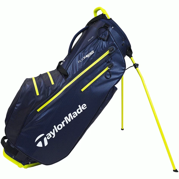 TAYLORMADE FLEXTECH STORM-DRY GOLF STAND CARRY BAG – NAVY / YELLOW