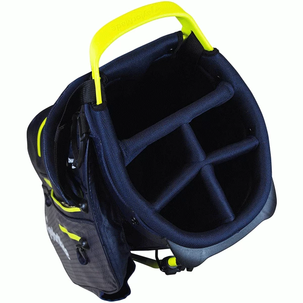 TAYLORMADE FLEXTECH STORM-DRY GOLF STAND CARRY BAG – NAVY / YELLOW - Image 2