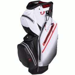 SUN MOUNTAIN 2023 H2NO STAFF WATERPROOF GOLF CART BAG – BLACK / WHITE / RED