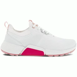 ECCO BIOM H4 GORE-TEX® LADIES GOLF SHOES – WHITE / SILVER / PINK