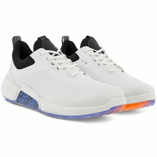 ECCO BIOM H4 GORE-TEX® GOLF SHOES – WHITE / MULTI - Image 3