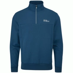 OSCAR JACOBSON HAWKES TOUR II 1/4 ZIP PULLOVER – TEAL