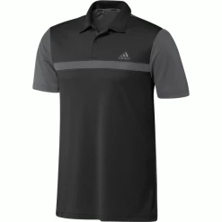 ADIDAS PRIMEGREEN COLOURBLOCK GOLF POLO SHIRT – BLACK