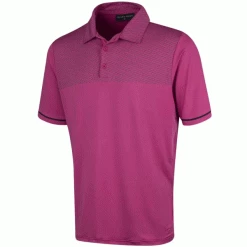 ISLAND GREEN HIGHLIGHTED DASH PRINT GOLF POLO SHIRT – MULBERRY
