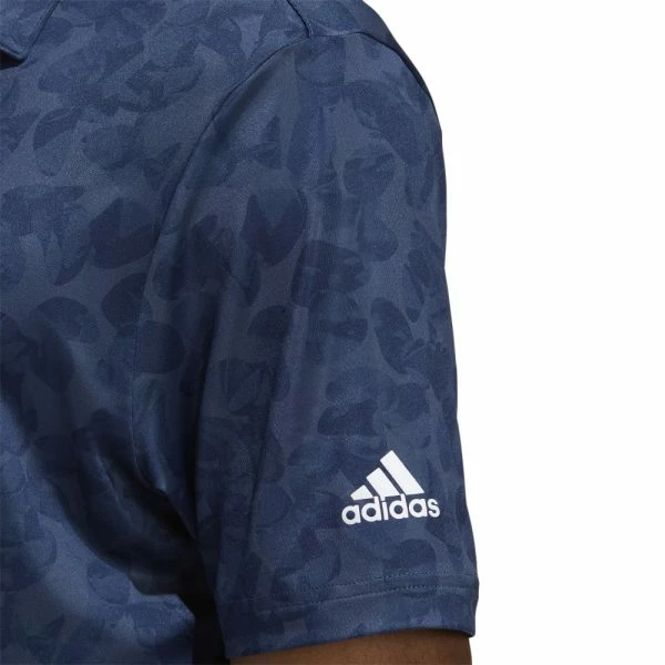 ADIDAS PRISMA PRINT GOLF POLO SHIRT – CREW NAVY / NIGHT INDIGO - Image 6