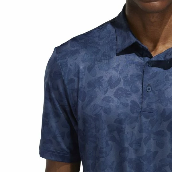 ADIDAS PRISMA PRINT GOLF POLO SHIRT – CREW NAVY / NIGHT INDIGO - Image 7