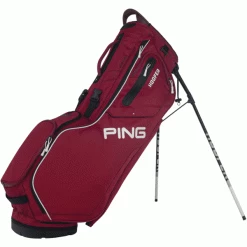 PING HOOFER GOLF STAND CARRY BAG – CARDINAL / WHITE / BLACK