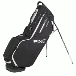 PING HOOFER GOLF STAND CARRY BAG – BLACK / WHITE