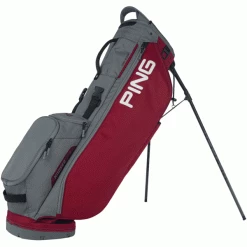 PING HOOFER LITE GOLF STAND CARRY BAG – CARDINAL / DARK GREY / BLACK