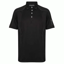 ISLAND GREEN TECH PERFORMACE GOLF POLO SHIRT – BLACK