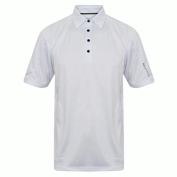 ISLAND GREEN TECH PERFORMACE GOLF POLO SHIRT – WHITE
