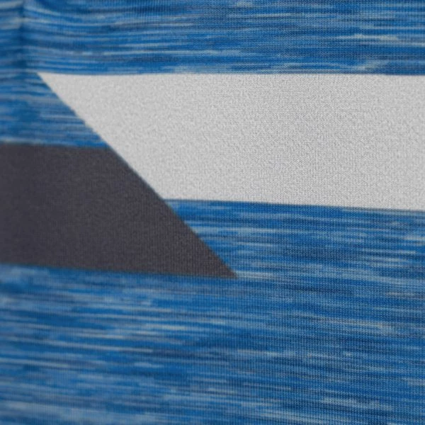 ISLAND GREEN CHEST STRIPE GOLF POLO SHIRT – BLUE - Image 4