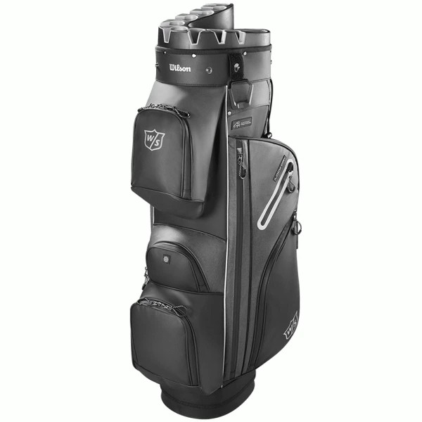 WILSON STAFF 2023 I-LOCK DRY GOLF CART BAG – BLACK / SILVER