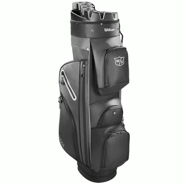WILSON STAFF 2023 I-LOCK DRY GOLF CART BAG – BLACK / SILVER - Image 2