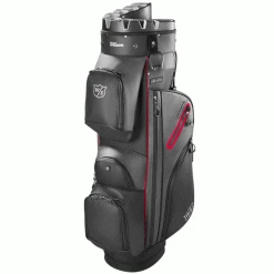 WILSON STAFF 2023 I-LOCK DRY GOLF CART BAG – BLACK / RED