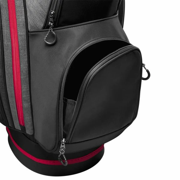 WILSON STAFF 2023 I-LOCK DRY GOLF CART BAG – BLACK / RED - Image 5