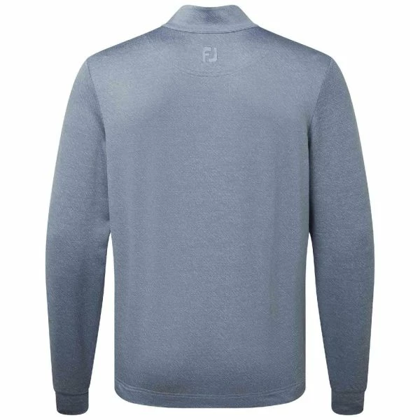FOOTJOY JACQUARD CHILL-OUT PULLOVER – BLUESTONE - Image 2