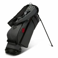 JONES UTILITY GOLF STAND BAG – SLATE / RED