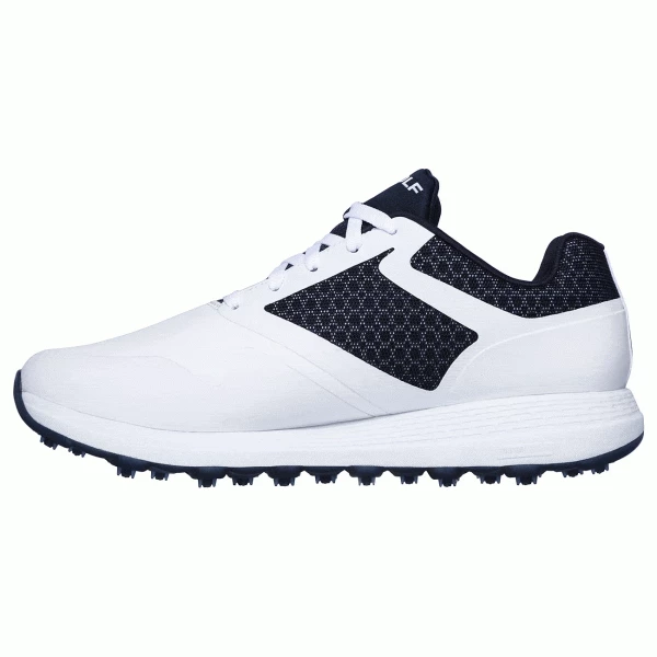SKECHERS GO-GOLF COMFORT MAX GOLF SHOES – WHITE / NAVY - Image 2