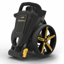 POWAKADDY MICRA GOLF PUSH TROLLEY – YELLOW