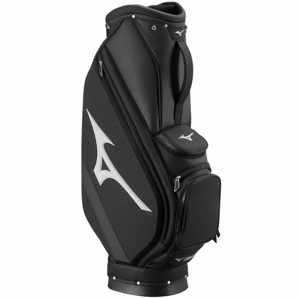 MIZUNO TOUR STAFF CART GOLF TROLLEY BAG 2023 – BLACK - Image 2