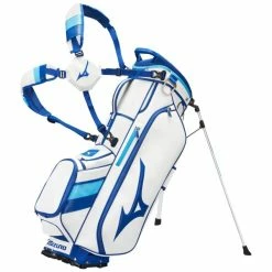 MIZUNO 2023 TOUR STAND BAG – WHITE / BLUE