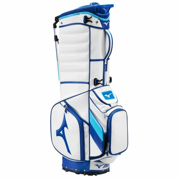 MIZUNO 2023 TOUR STAND BAG β WHITE / BLUE - Image 5