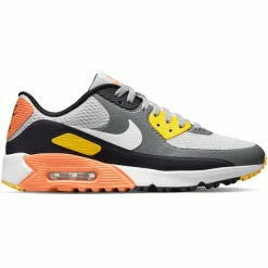 NIKE AIR MAX 90G GOLF SHOES – SMOKE GREY / WHITE / BLACK / GREY FOG