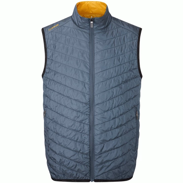 PING NORSE S4 REVERSIBLE VEST – STORMCLOUD / GOLD